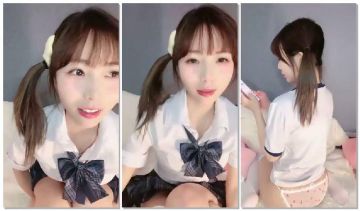 19岁，校园女神，白虎穴，一线天馒头逼，真极品，【小迷煳哟】超清纯学妹，~百分百爱的感觉